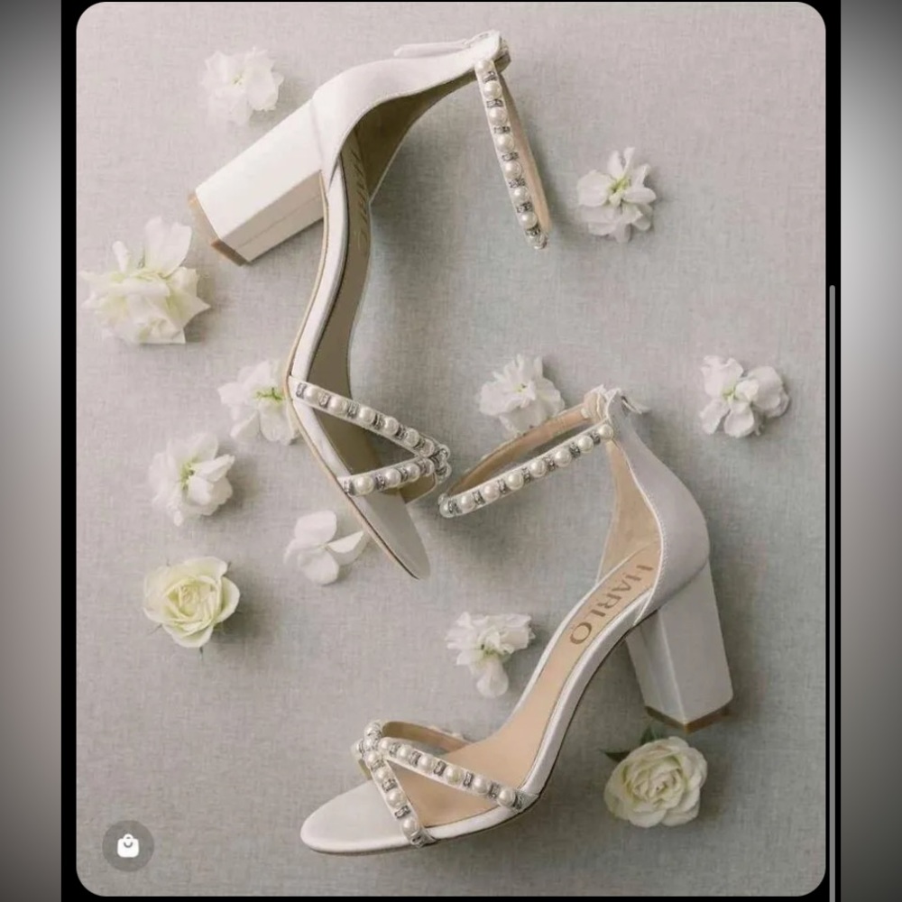 Harlo Alexene Pearl Wedding Heels